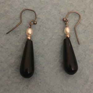 Black Dangle Earrings